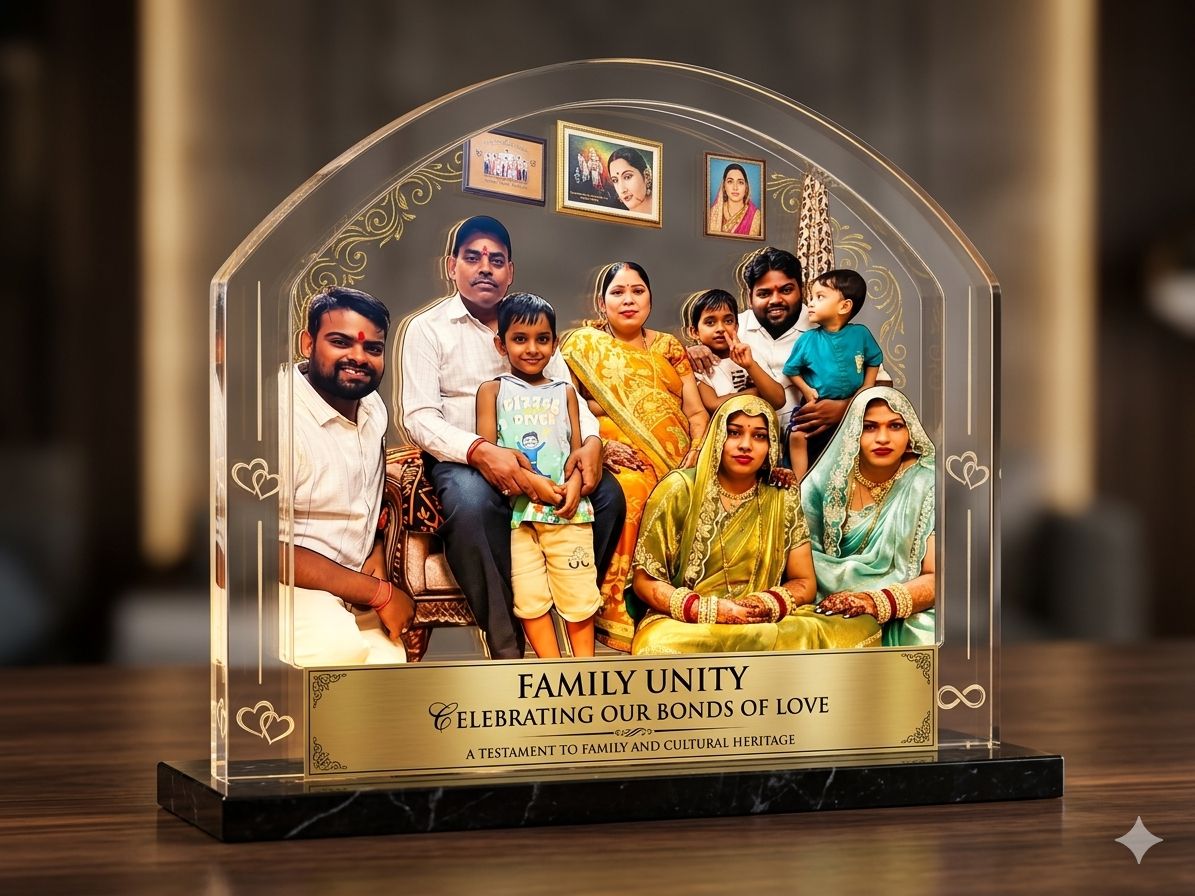 Custom Family Photo Caricature